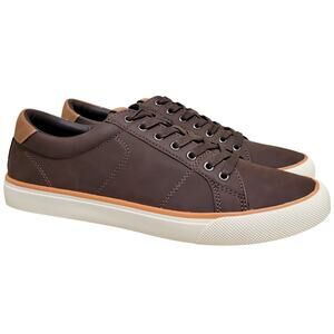 Club Room Men Dominic Low Top Lace Up Tennis Sneakers Size US 10M Cider Brown